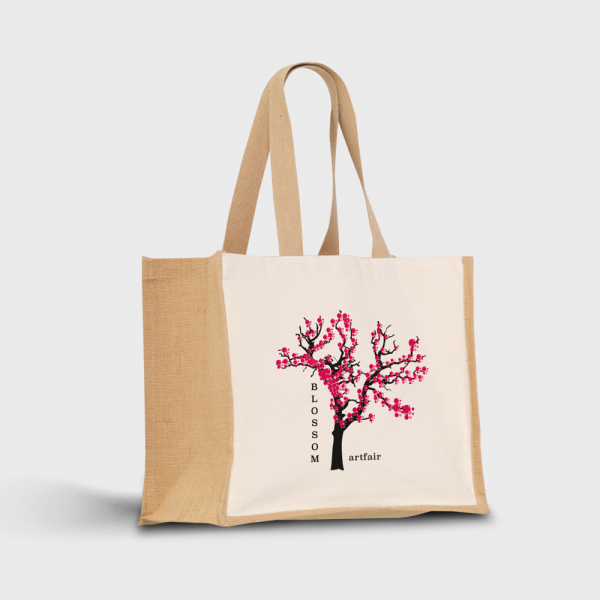 Cabas en toile de jute 320 g/m²