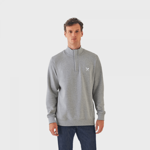 Pull demi zippé