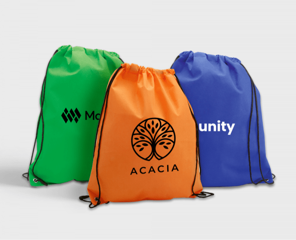 Sacs à cordon non-tissés