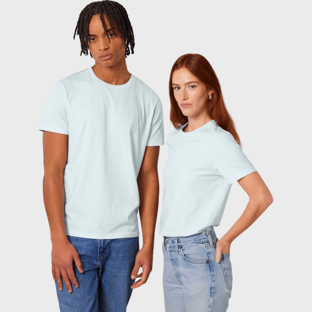 T-shirt bleu clair