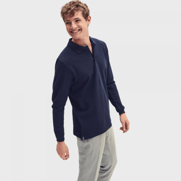Polo manches longues premium
