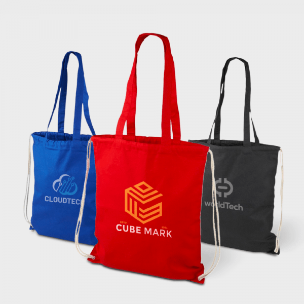 Sac à cordon en coton multi-fonctions