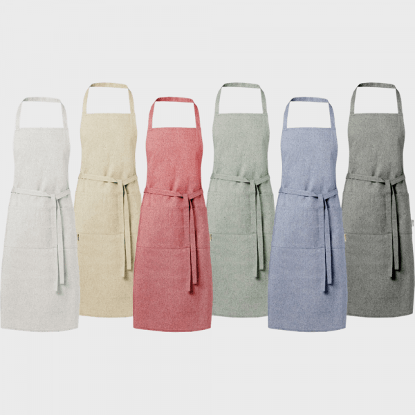 Tablier en coton recyclé